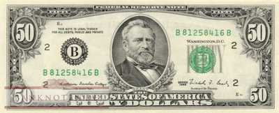 USA - 50  Dollars (#484-B_UNC)