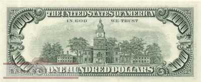 USA - 100  Dollars (#485-B_UNC)