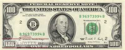 USA - 100  Dollars (#485-B_UNC)