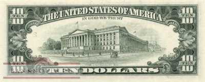 USA - 10  Dollars (#486-B_UNC)