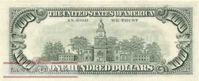 USA - 100  Dollars (#489-B_UNC)