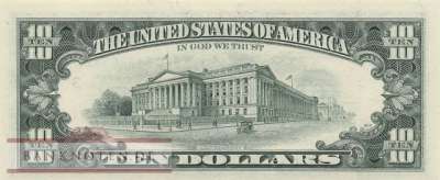 USA - 10  Dollars (#492-C_UNC)