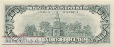 USA - 100  Dollars (#495-L_UNC)