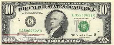 USA - 10  Dollars (#499-E_UNC)