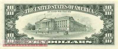 USA - 10  Dollars (#499-F_UNC)