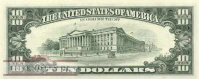 USA - 10  Dollars (#499-H_UNC)