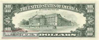 USA - 10  Dollars (#499-I_UNC)