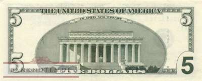 USA - 5  Dollars (#510-K_UNC)