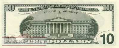 USA - 10  Dollars - Ersatzbanknote (#511-DR_UNC)