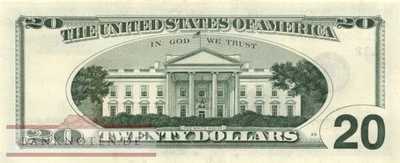 USA - 20  Dollars (#512-L_UNC)