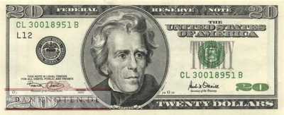 USA - 20  Dollars (#512-L_UNC)