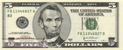 USA - 5  Dollars (#517b-B_UNC)