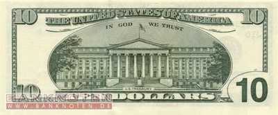 USA - 10  Dollars - Replacement (#518-JR_UNC)