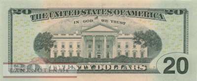 USA - 20  Dollars (#521a-B_UNC)