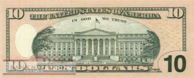 USA - 10  Dollars (#525-B_UNC)