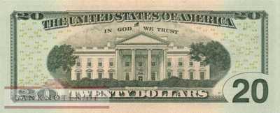 USA - 20  Dollars (#526-B_UNC)