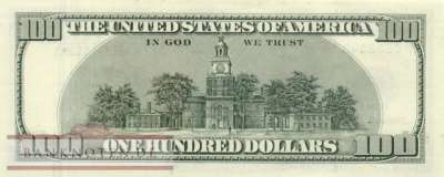 USA - 100  Dollars - Ersatzbanknote (#528b-F-R_UNC)