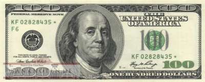 USA - 100  Dollars - Ersatzbanknote (#528b-F-R_UNC)