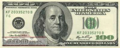 USA - 100  Dollars (#528b-F_UNC)
