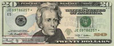 USA - 20  Dollars - Ersatzbanknote (#533-E-R_UNC)