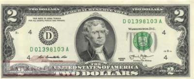 USA - 2  Dollars (#538-D_UNC)