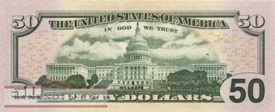 USA - 50  Dollars (#542-G_UNC)