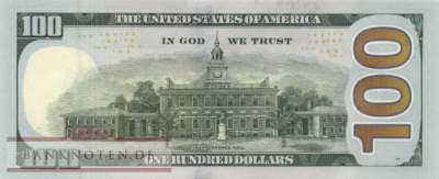 USA - 100  Dollars (#543-B_UNC)