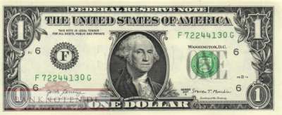 USA - 1  Dollar (#544a-F_UNC)