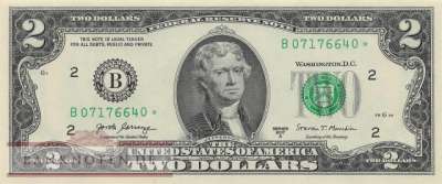 USA - 2  Dollars - Ersatzbanknote (#545-B-R_UNC)