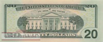 USA - 20  Dollars - Ersatzbanknote (#546b-C-R_UNC)