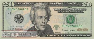 USA - 20  Dollars (#546b-H_UNC)