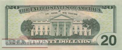 USA - 20  Dollars (#546b-L_UNC)