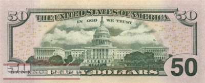 USA - 50  Dollars - Ersatzbanknote (#547-B-R_UNC)