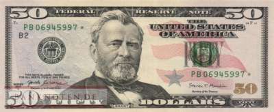 USA - 50  Dollars - Ersatzbanknote (#547-B-R_UNC)