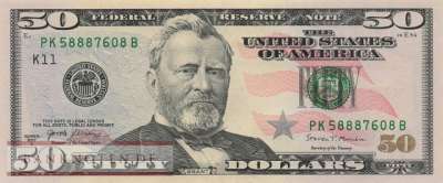 USA - 50  Dollars (#547-K_UNC)