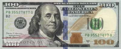 USA - 100  Dollars (#548-B_UNC)