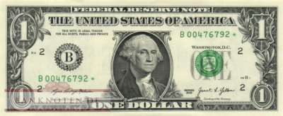 USA - 1  Dollar - re (#549-B-R_UNC)