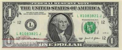 USA - 1  Dollar (#549-L_UNC)