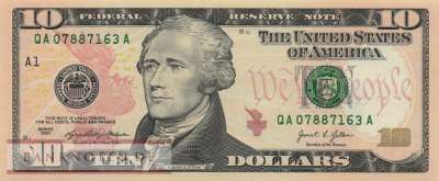 USA - 10  Dollars (#552-A_UNC)