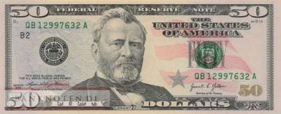 USA - 50  Dollars (#554-B_UNC)