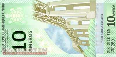 USA - Federation of North America - 10  Ameros - Polymer - Privatausgabe (#923_UNC)