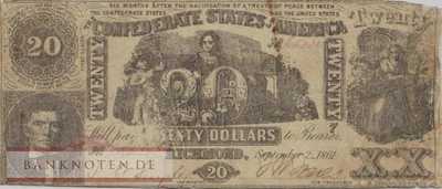 USA-Confederate States of America - 20  Dollars (#CSA33_G)