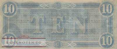 USA-Confederate States of America - 10  Dollars (#CSA68-U2_XF)