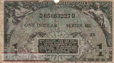 USA - 1  Dollar (#M26_VG)