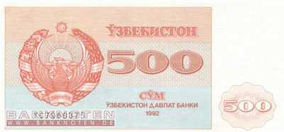 Uzbekistan - 500  Sum (#069b_UNC)