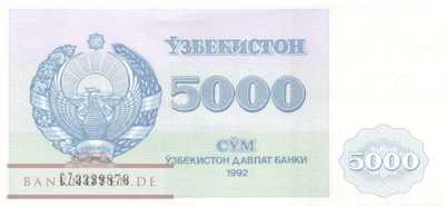 Uzbekistan - 5.000  Sum (#071a_XF)