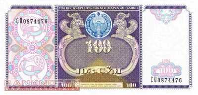 Uzbekistan - 100 Sum (#079_UNC)