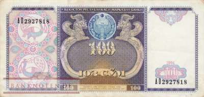 Uzbekistan - 100  Sum (#079_VF)