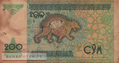 Usbekistan - 200 Sum (#080_VG)