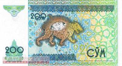Uzbekistan - 200  Sum (#080_UNC)